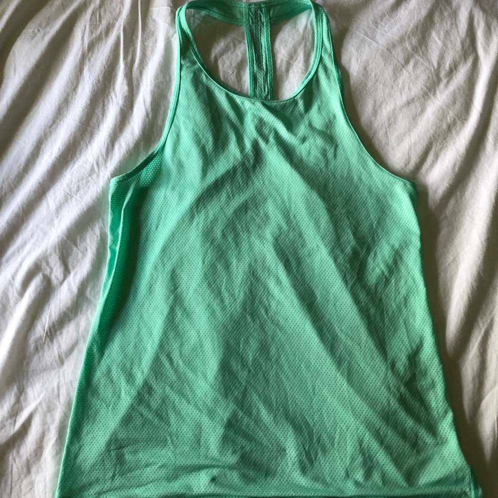 Victoria’s Secret Sport racerback tank top with reflective strip size Small.